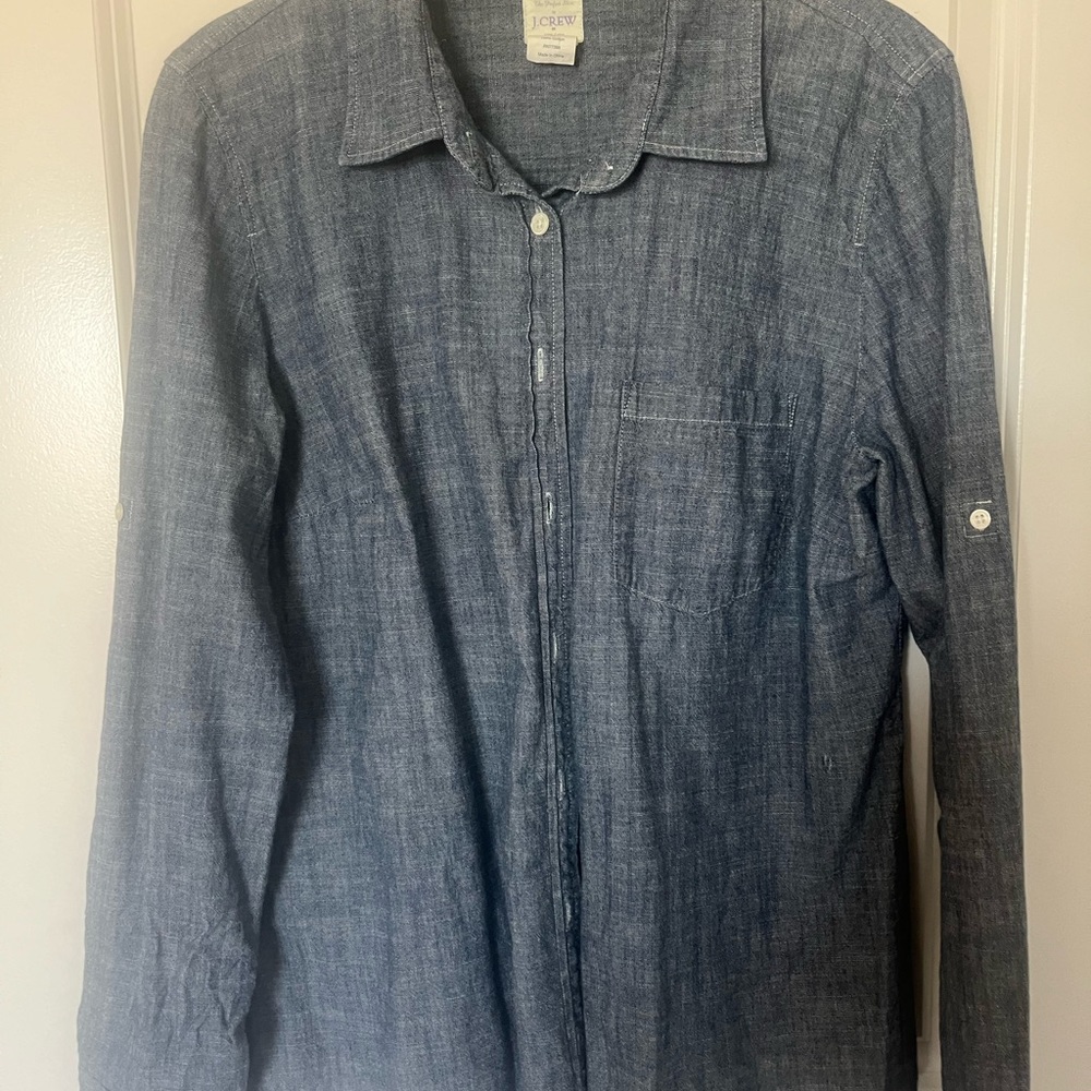 J.Crew Chambray Top
